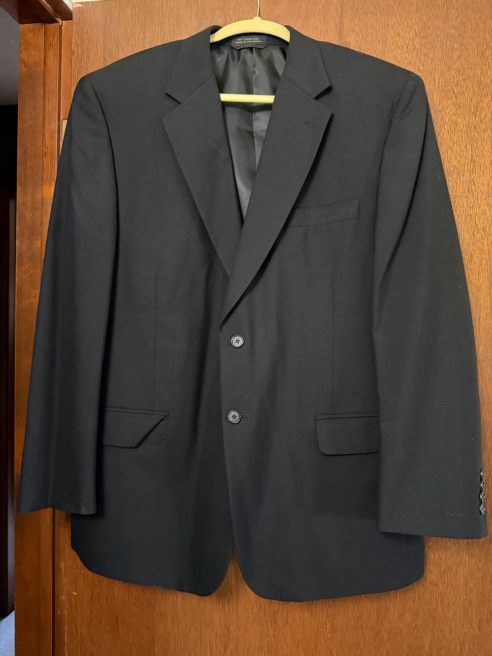 Men's Black Suit Jacket - Statement@BT Classic Two-Button Blazer
